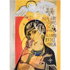 Ikona Madonna Trzeciego Milenium 40cm